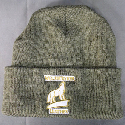 Wolfstryker Green Knitted Beanie - view 6