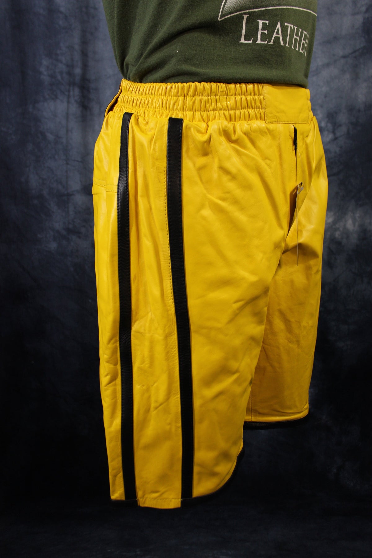 Basketball Shorts in Yellow and Black - view 3