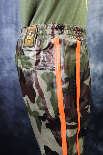 Basketball Shorts in Camo and Orange - view 3