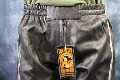 Basketball Shorts in Black and Silver - front view