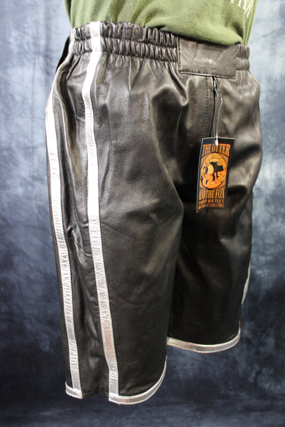 Basketball Shorts in Black and Silver - view 3