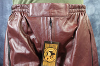 Basketball Shorts in Burgundy and Black - front view