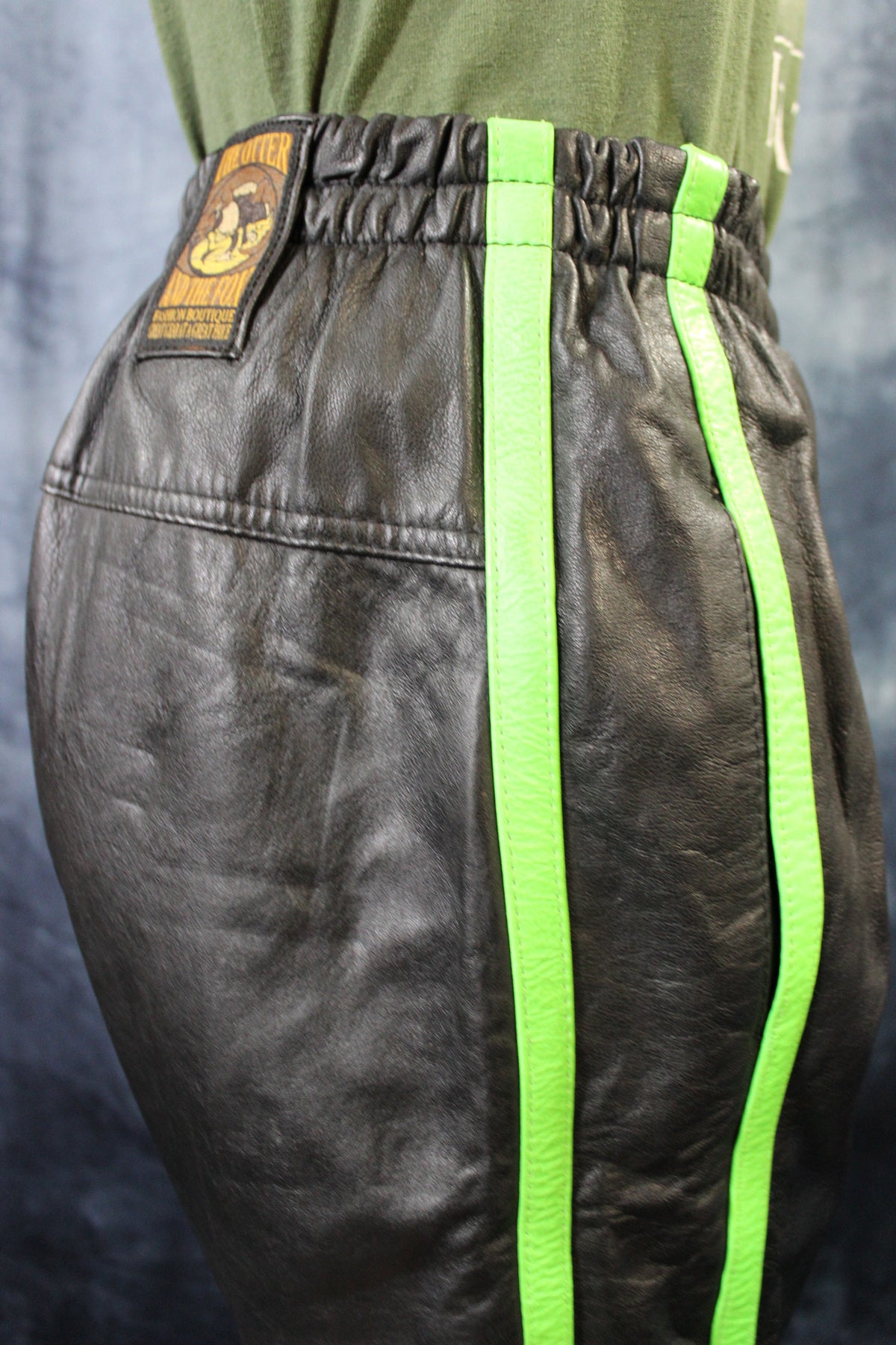 Basketball Shorts in Black and Neon Green - view 4