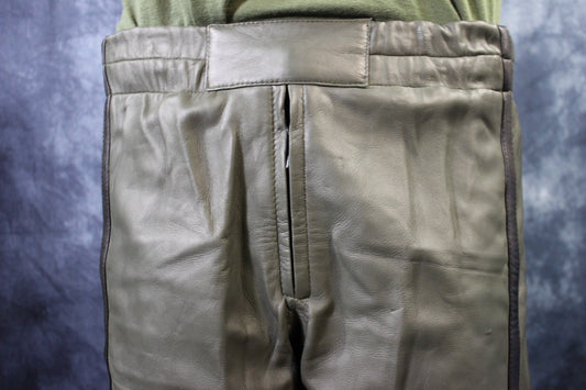 Basketball Shorts in Olive Green and Black - front view