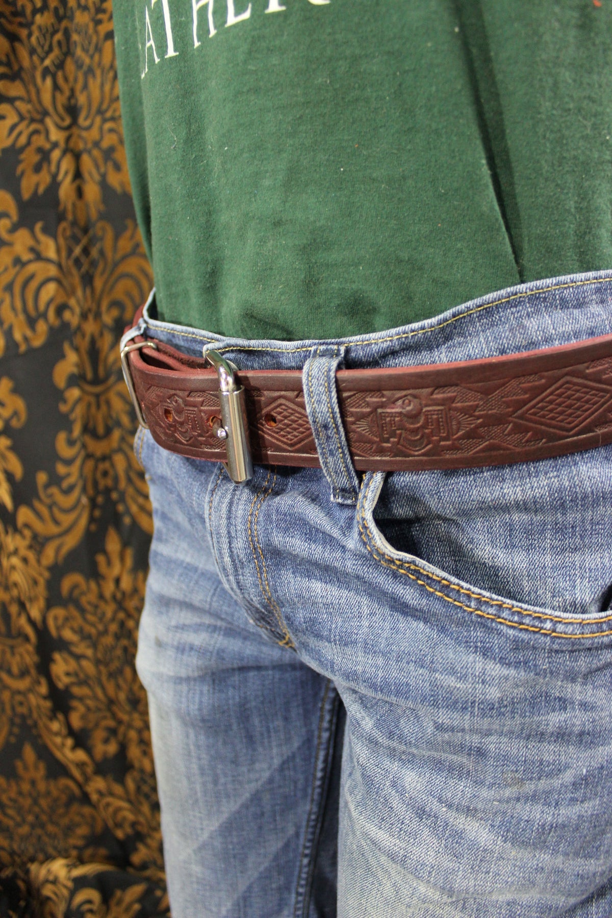 Latigo Thunderbird Embossed Belt - view 4