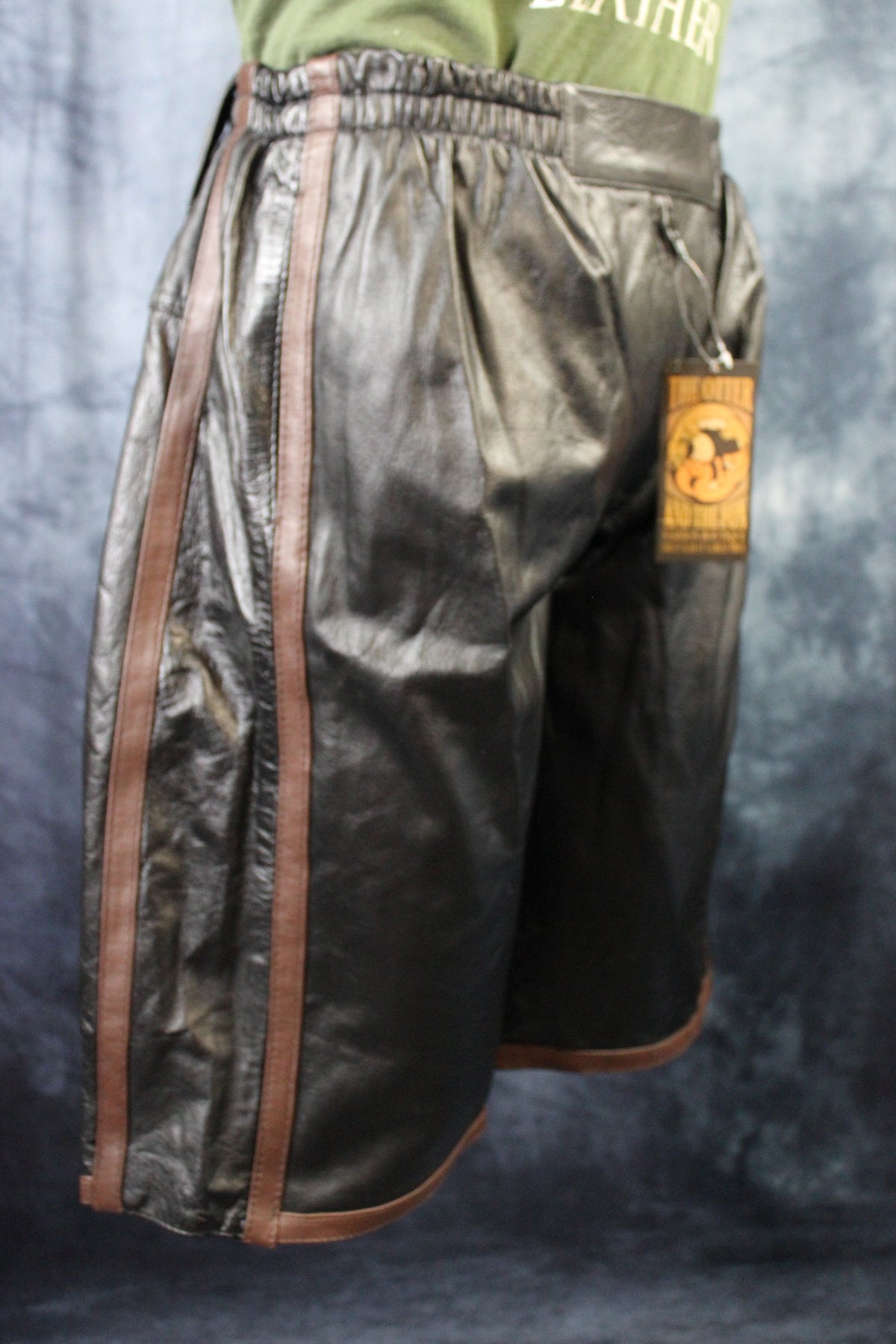 Basketball Shorts in Black and Brown - view 2