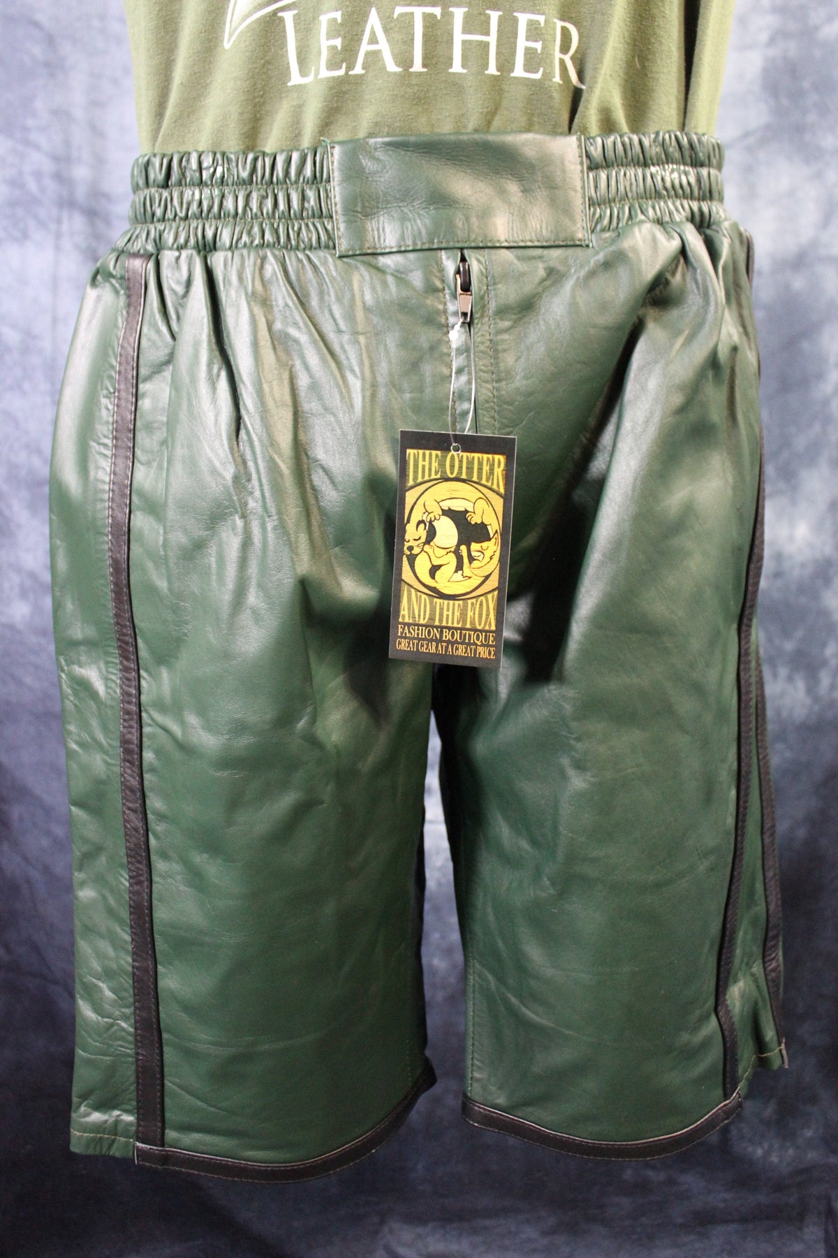 Basketball Shorts in Hunter Green and Black - view 2