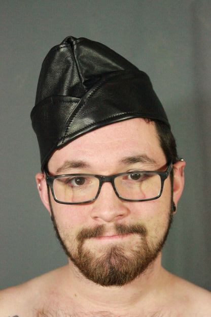 Leather Garrison Cap - view 6