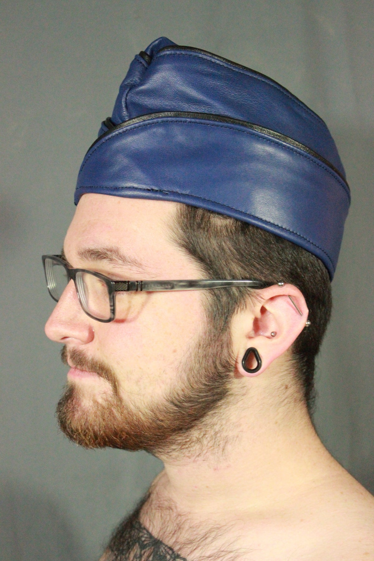 Leather Garrison Cap - view 15