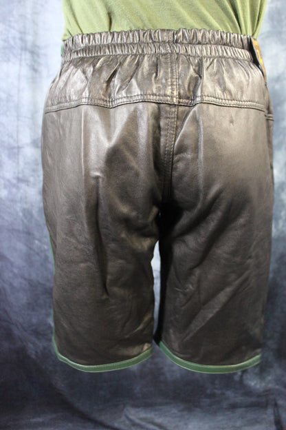Basketball Shorts in Black and Hunter Green - view 7