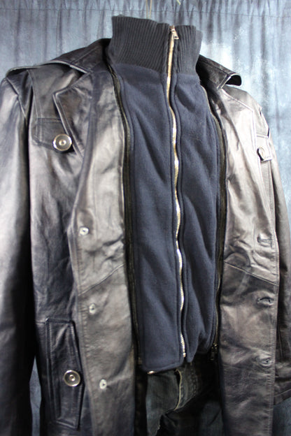 Leather Italian Driving Jacket by Otter and Fox - view 4