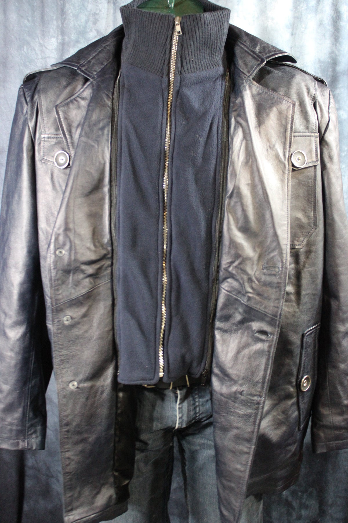 Leather Italian Driving Jacket by Otter and Fox - view 5
