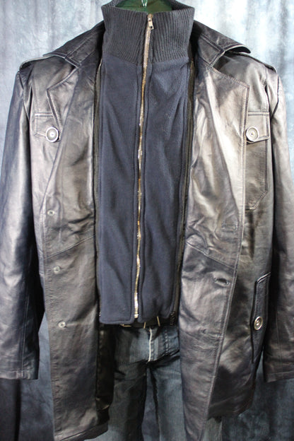 Leather Italian Driving Jacket by Otter and Fox - view 5