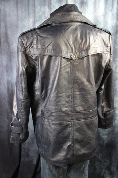 Leather Italian Driving Jacket by Otter and Fox - view 8