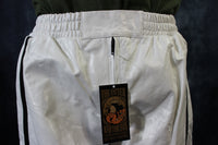 Basketball Shorts in White and Black - front view