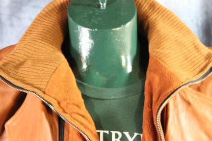Leather Italian Driving Jacket by Otter and Fox - view 10