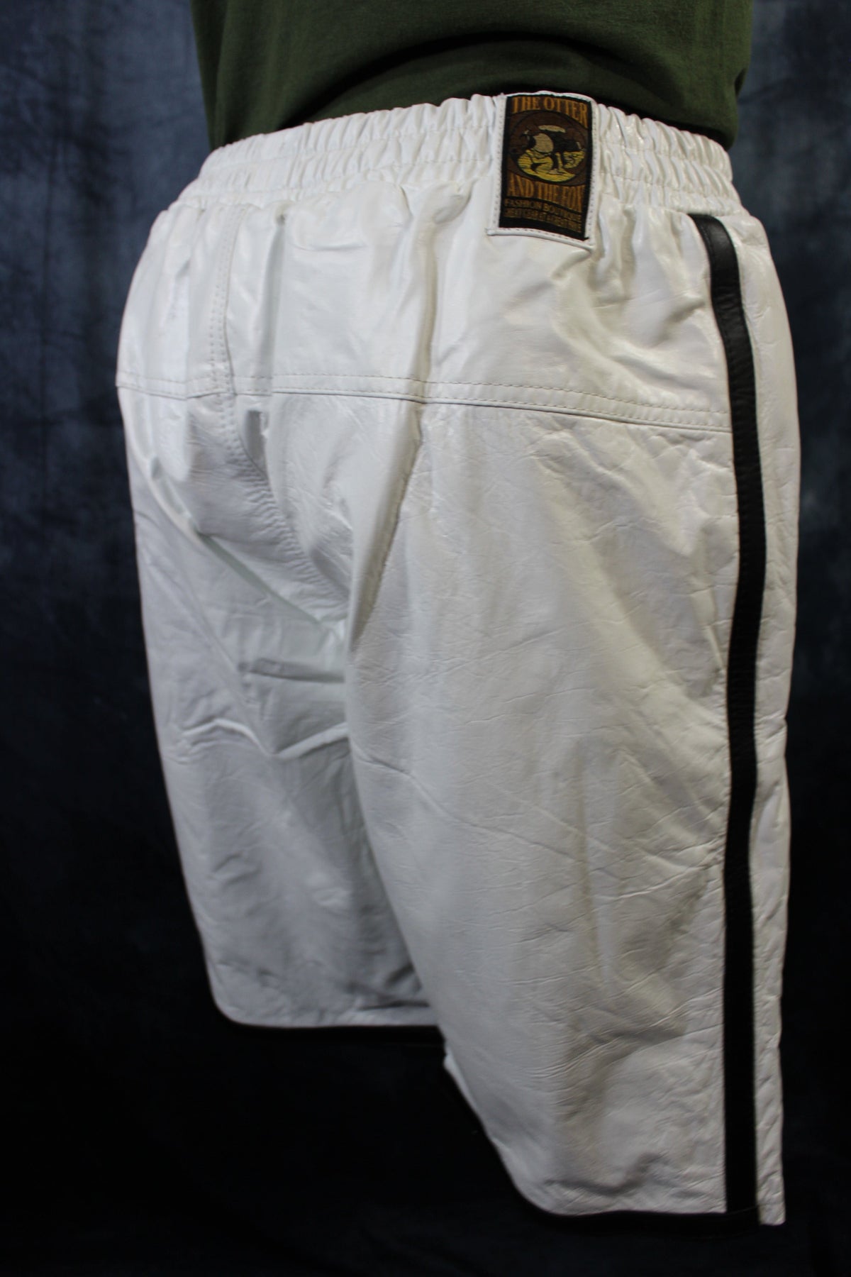 Basketball Shorts in White and Black - view 5