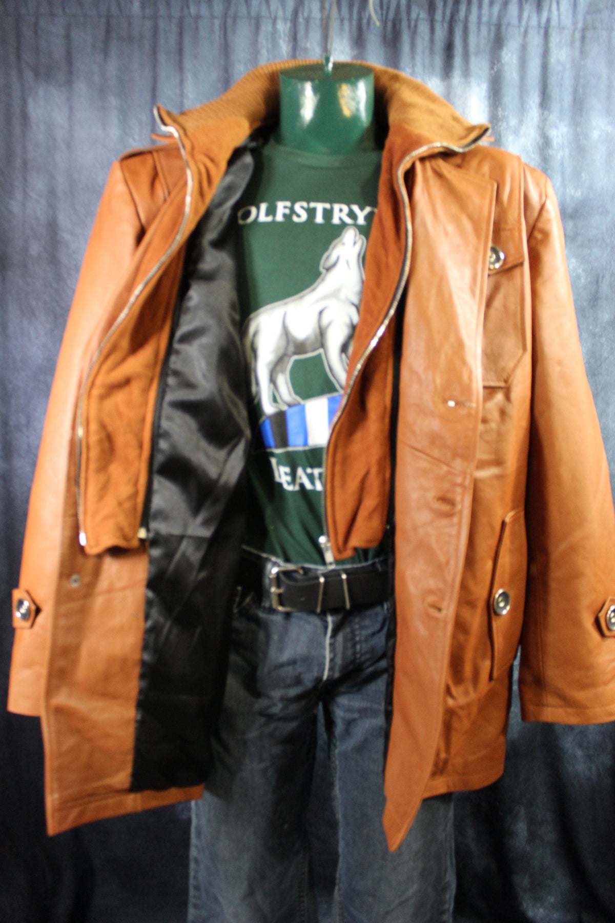 Leather Italian Driving Jacket by Otter and Fox - view 13