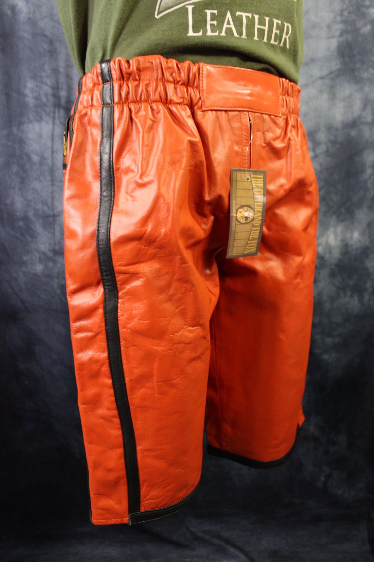 Basketball Shorts in Orange and Black - view 3