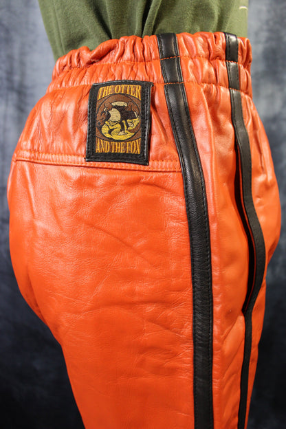 Basketball Shorts in Orange and Black - view 4