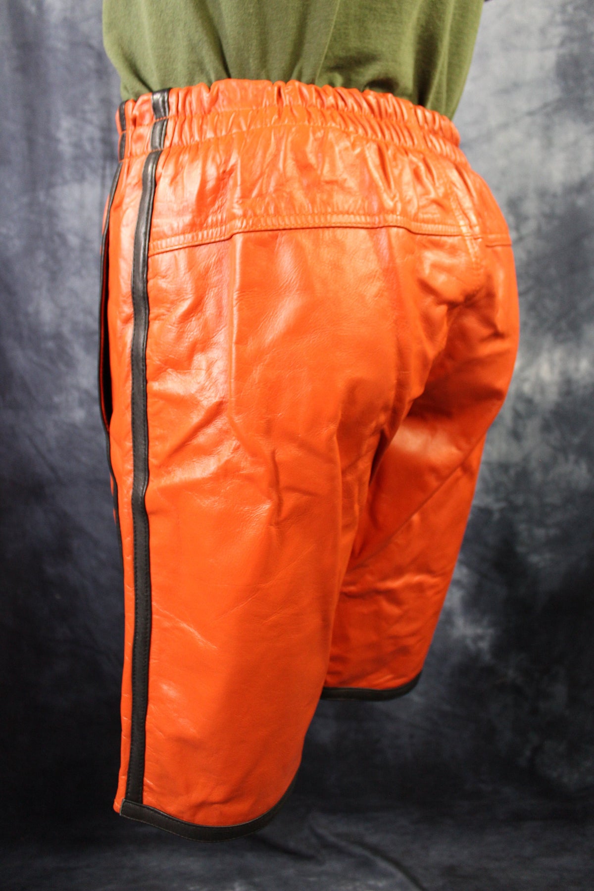 Basketball Shorts in Orange and Black - view 6