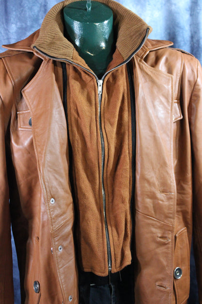Leather Italian Driving Jacket by Otter and Fox - view 16