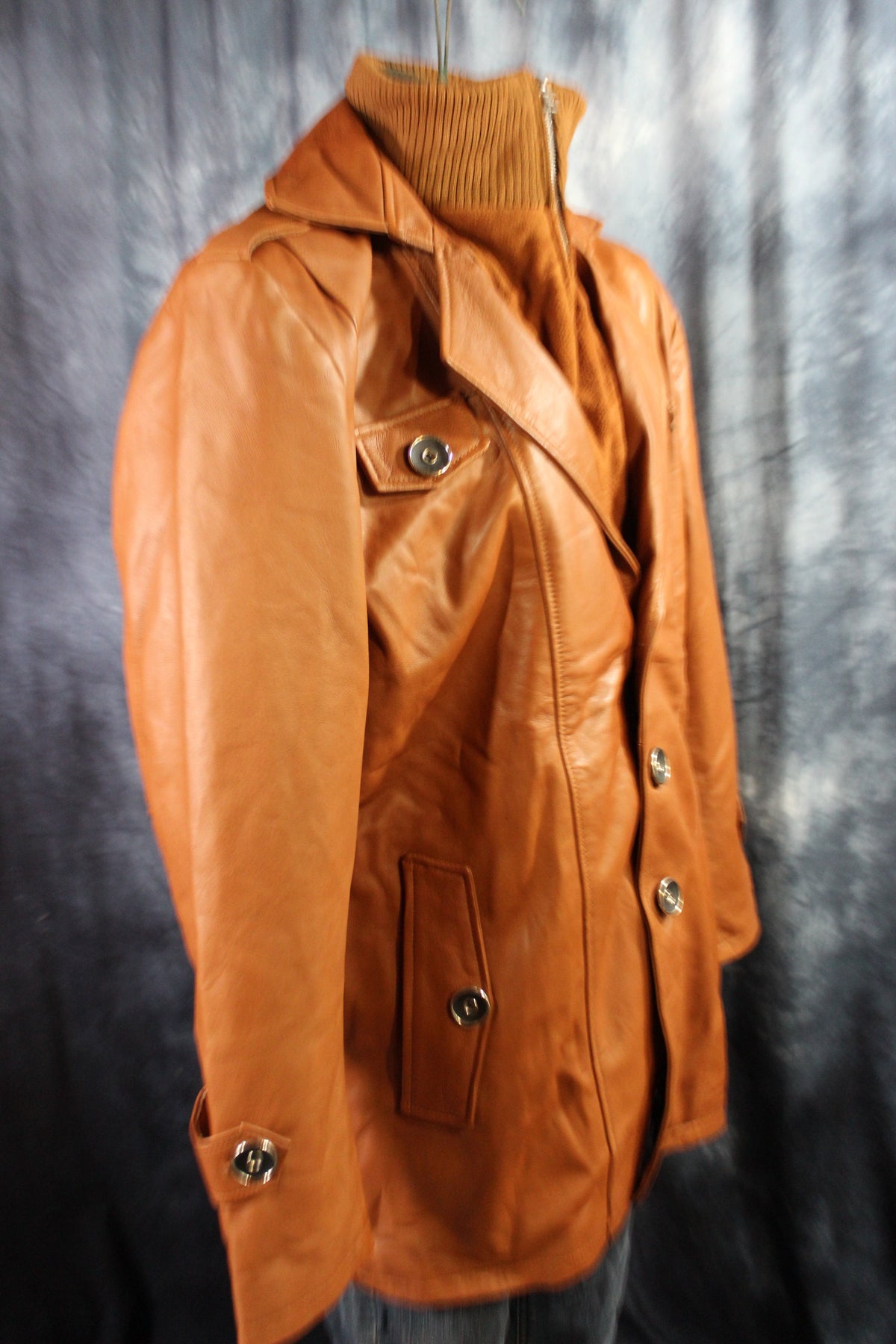 Leather Italian Driving Jacket by Otter and Fox - view 19