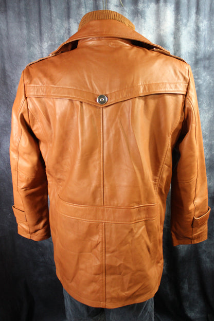 Leather Italian Driving Jacket by Otter and Fox - view 21
