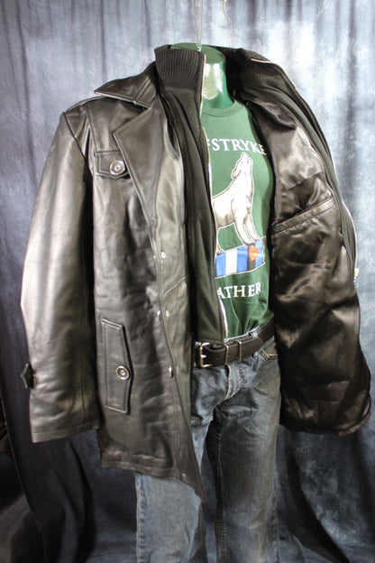Leather Italian Driving Jacket by Otter and Fox - view 24