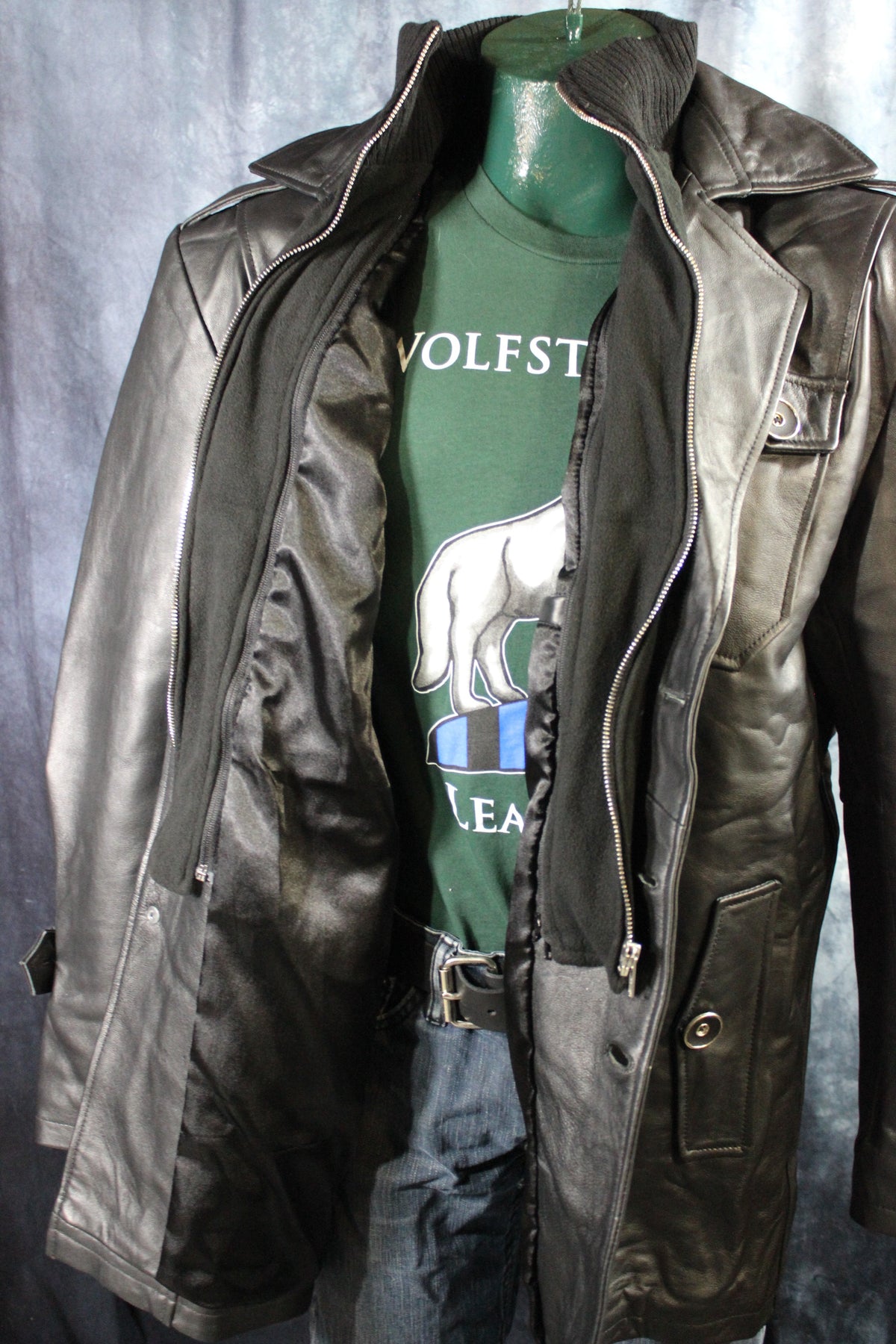 Leather Italian Driving Jacket by Otter and Fox - view 26