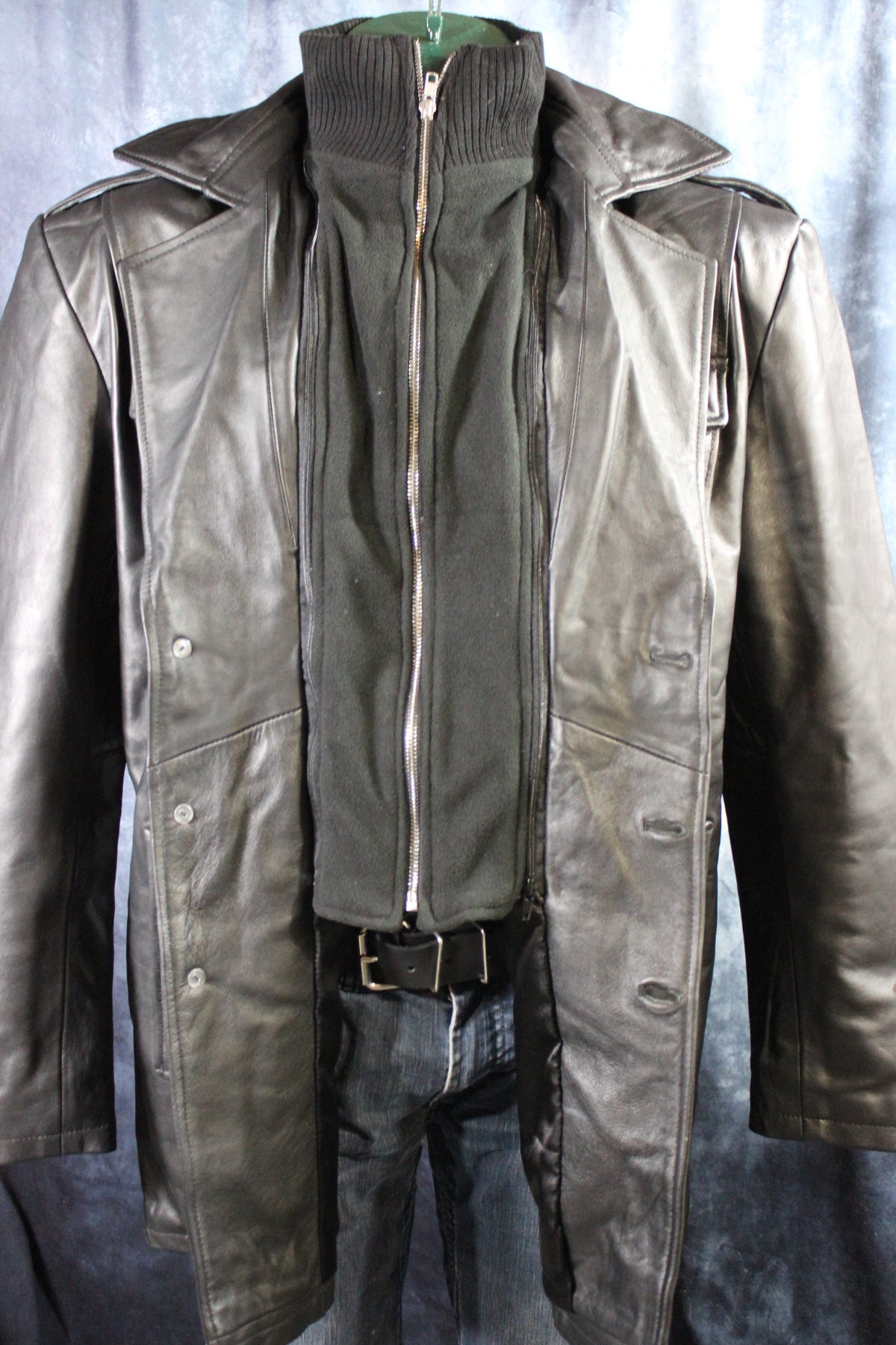 Leather Italian Driving Jacket by Otter and Fox - view 28