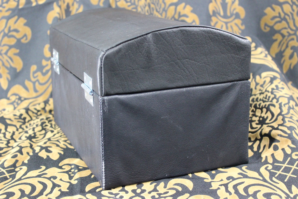 Leather Bound Treasure Chest (Black) - view 4