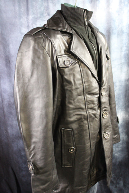 Leather Italian Driving Jacket by Otter and Fox - view 33
