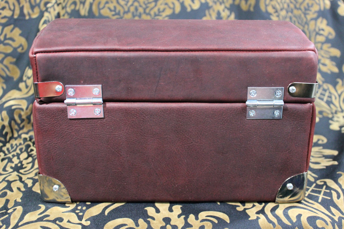 Leather Bound Treasure Chest (Burgundy) - view 4