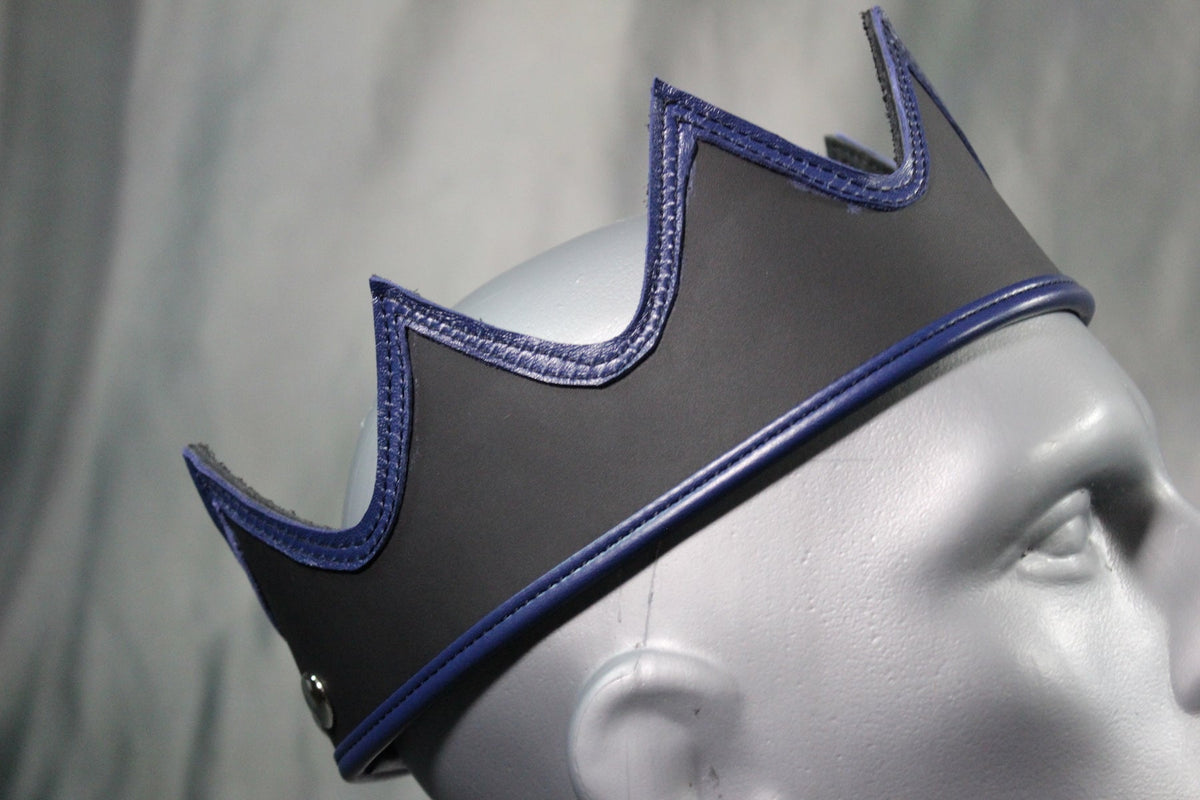 Leather Crown with Colored Edging - view 6