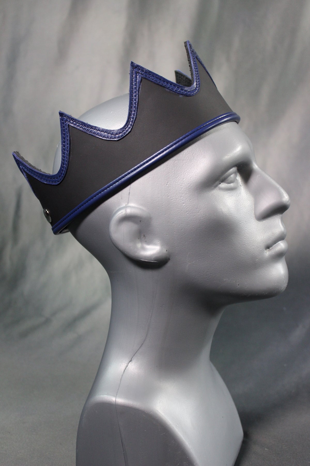 Leather Crown with Colored Edging - view 2