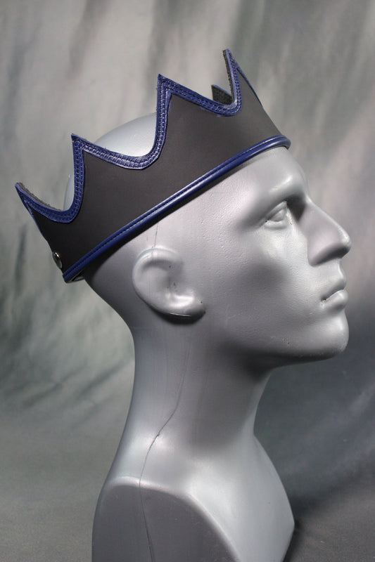 Leather Crown with Colored Edging - view 2
