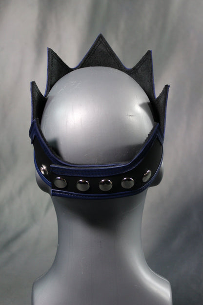 Leather Crown with Colored Edging - view 4