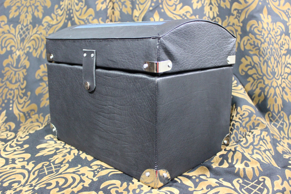 Leather Bound Treasure Chest (Leather Pride Flag) - front view