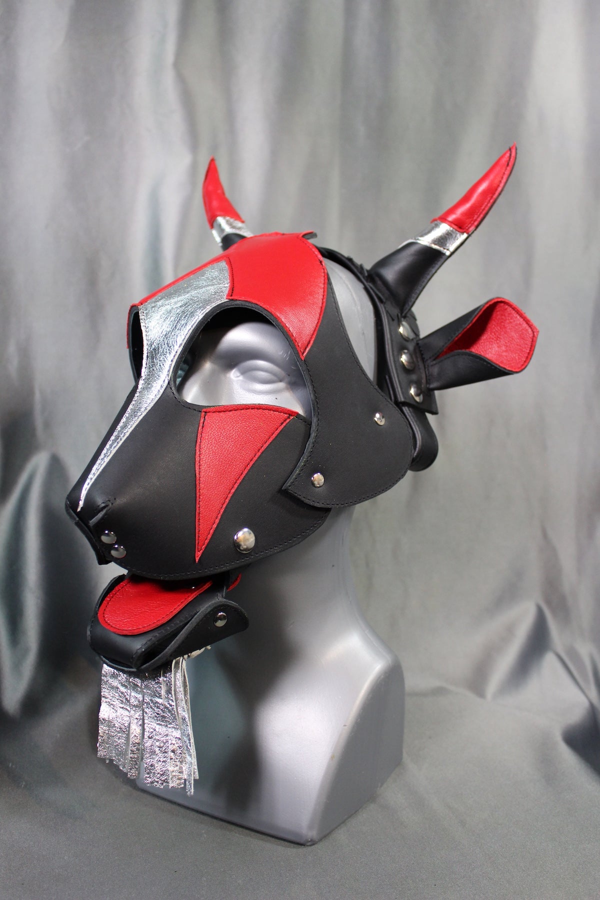 Tribal Goat Hood - front view