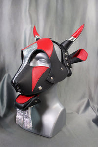 Tribal Goat Hood - front view
