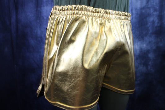 OnF Booty Shorts in Gold - view 2