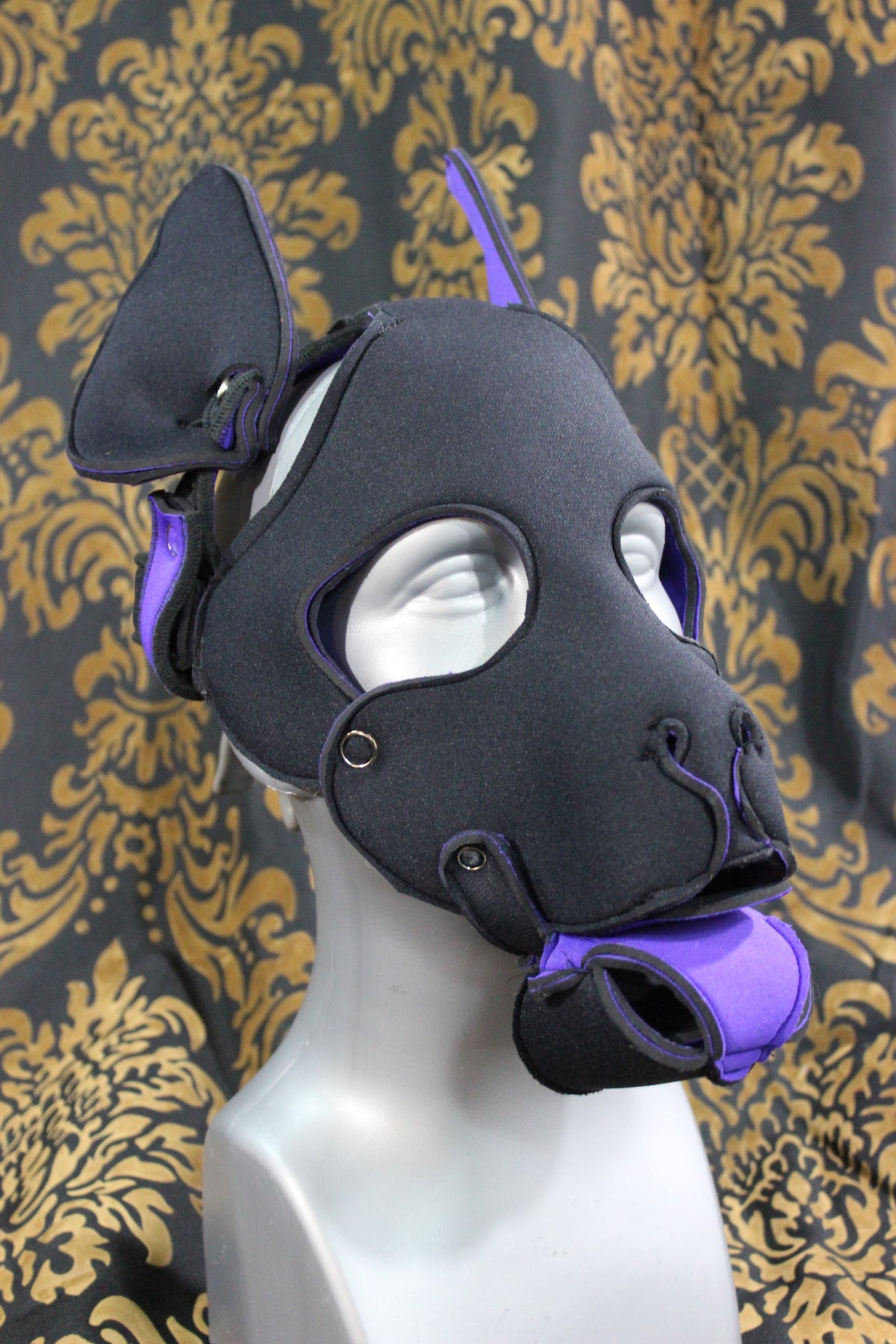 Pupskinz Two Toned Reversible Neoprene Husky Hood - view 5
