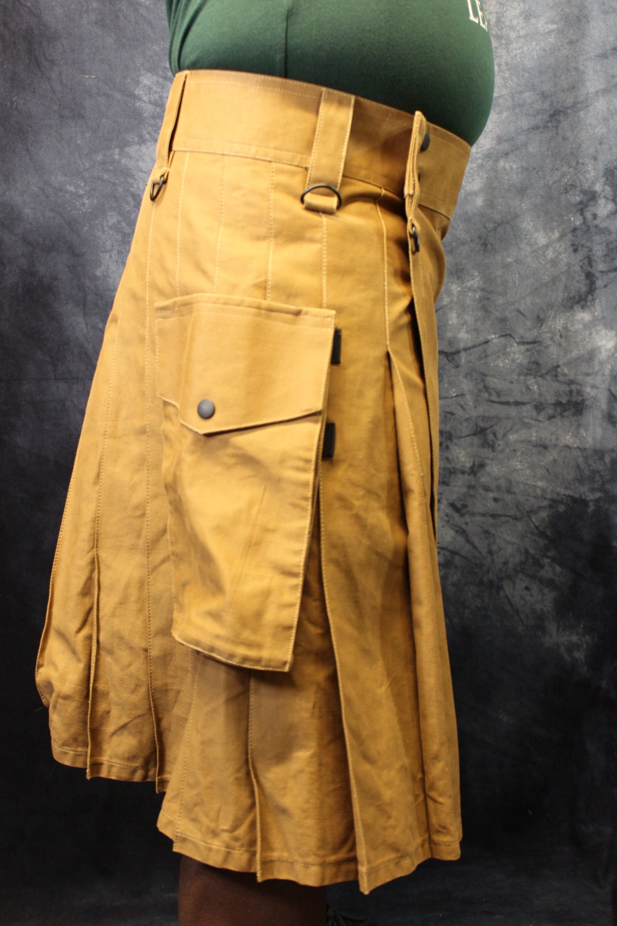 Utility Kilt in Camel Tan by KiltedBros - view 2