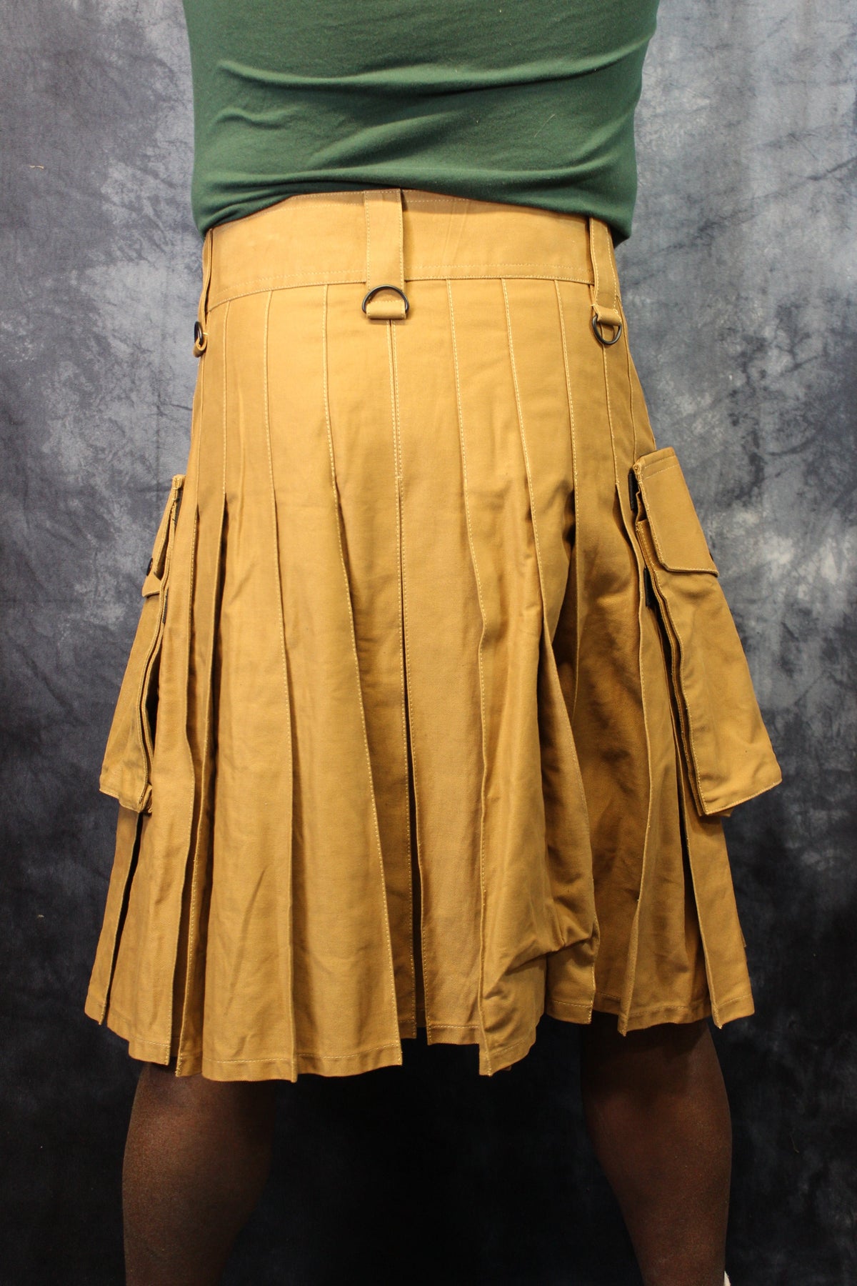 Utility Kilt in Camel Tan by KiltedBros - view 4