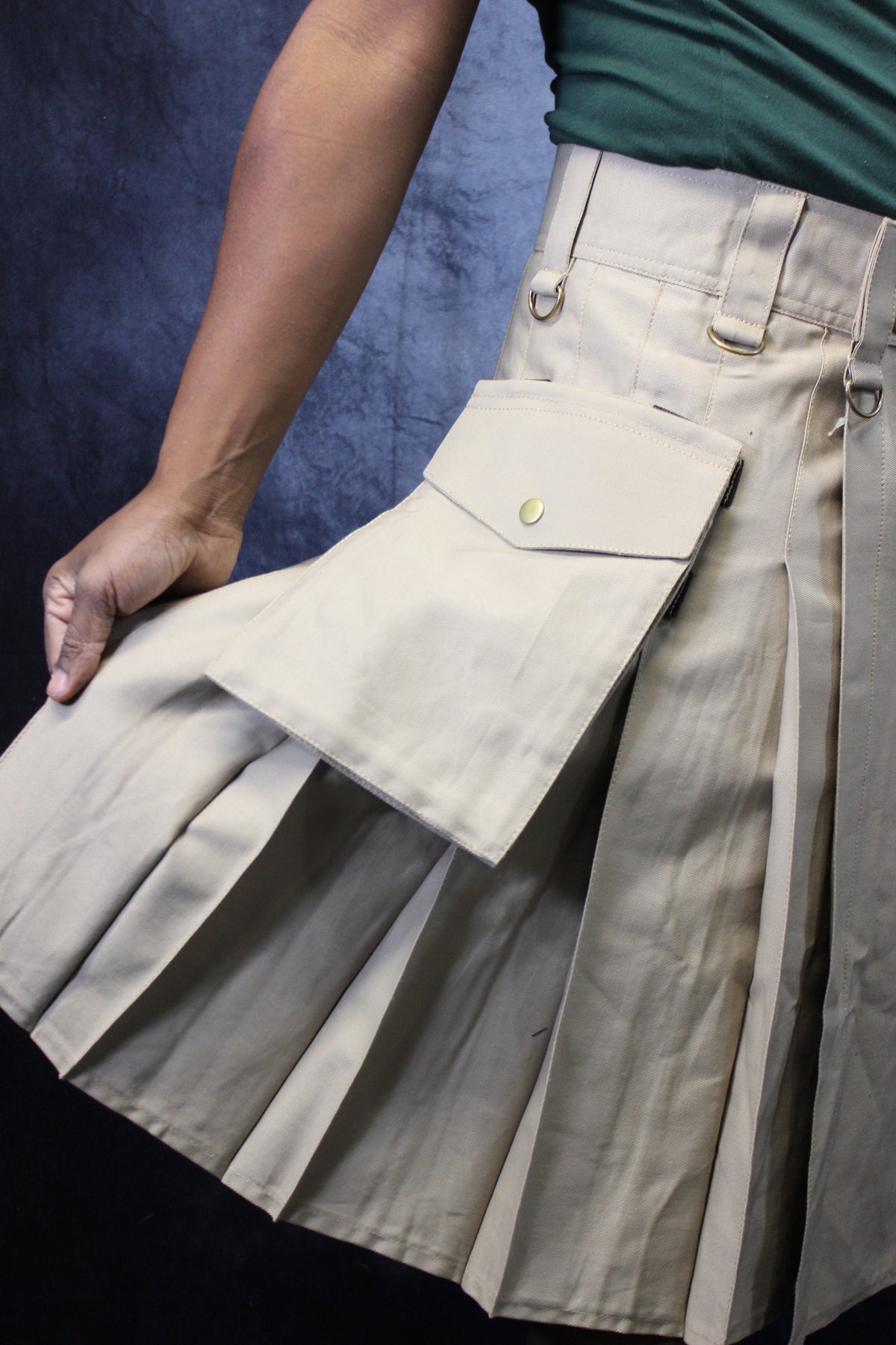 Utility Kilt in Khaki by KiltedBros - view 4