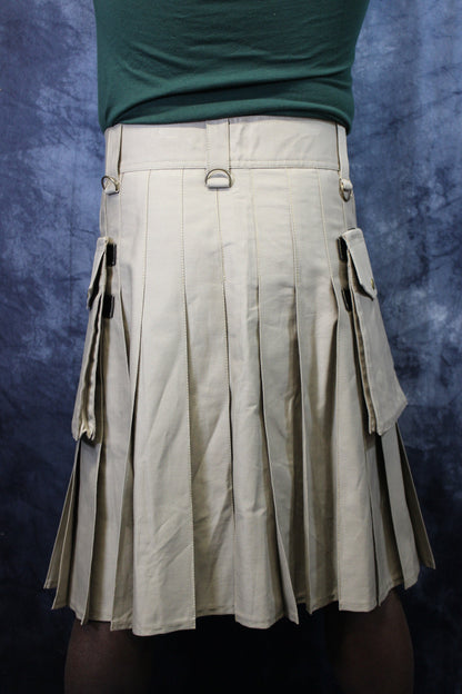 Utility Kilt in Khaki by KiltedBros - view 5