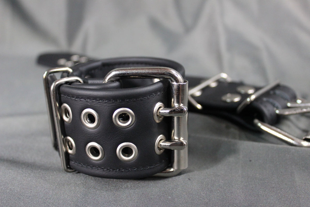 Single Color Leather Armband (2") - front view