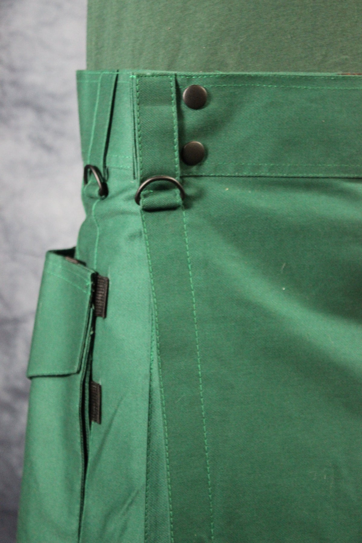 Utility Kilt in Kelly Green by KiltedBros - view 3
