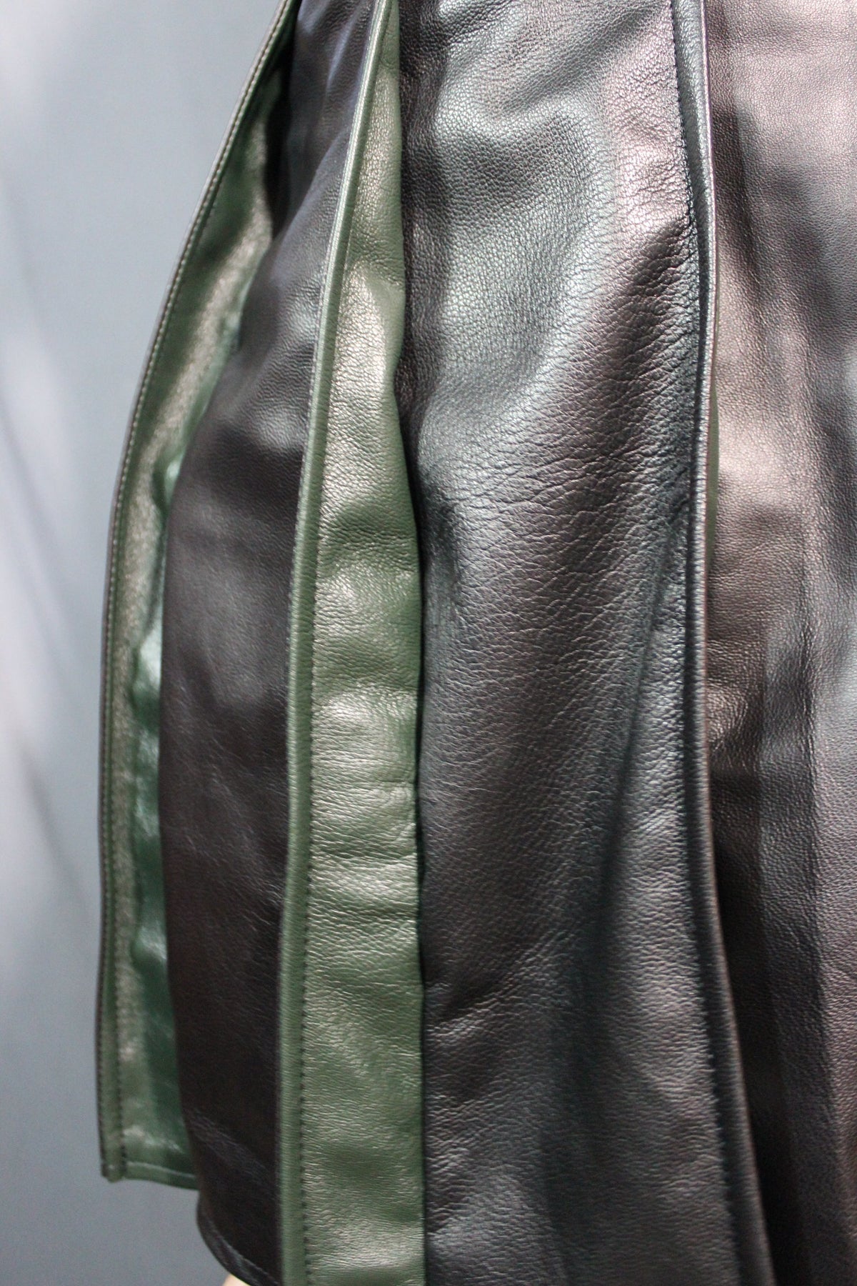 Pleated Leather Kilt - view 13